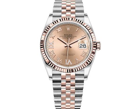 two tone rose gold rolex 36mm